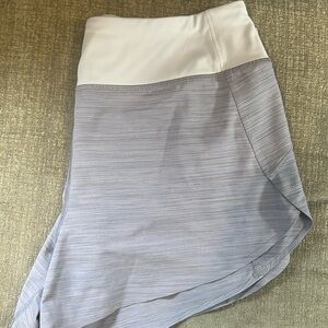 Bluish-purple Athleta shorts